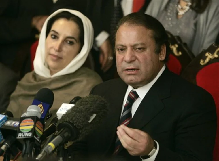 Nawaz Sharif & Benazir Bhutto