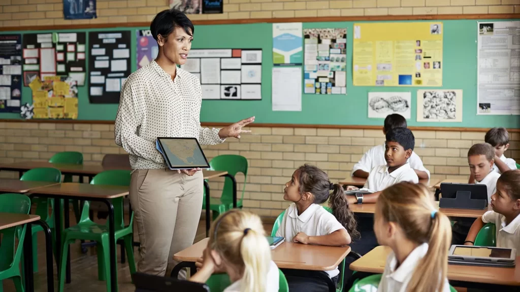 We are a far cry from robots who can manage a classroom of children (Credit: Getty Images)

