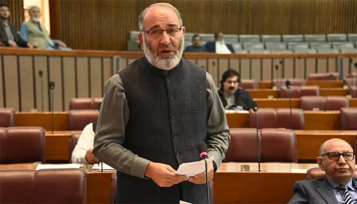 Senator Mushtaq Ahmed Khan's fiery speech with five questions in the Senate