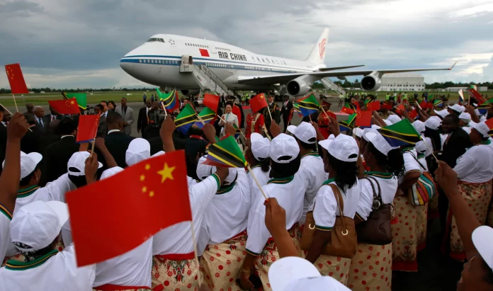 Why Asian and African countries look at China positively?