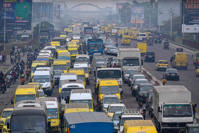 Work has begun on a ring road project to ease traffic congestion in the DRC capital Kinshasa as part of a minerals-for-infrastructure deal. Photo: AFP