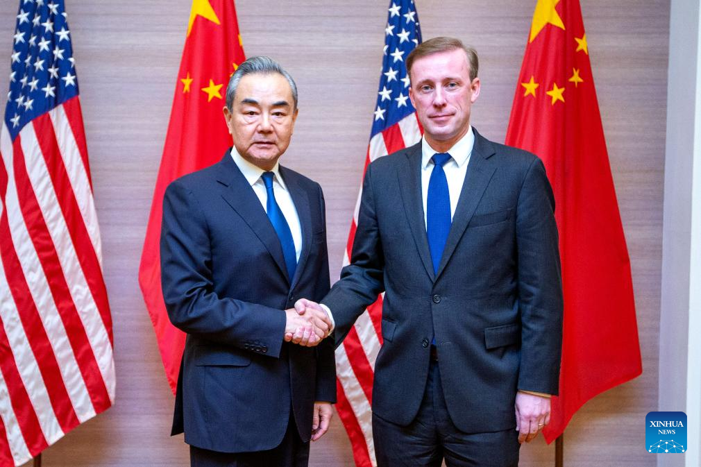 Wang Yi, a member of the Political Bureau of the Communist Party of China (CPC) Central Committee and director of the Office of the Foreign Affairs Commission of the CPC Central Committee, holds talks with U.S. National Security Advisor Jake Sullivan in Bangkok, Thailand, January 26, 2024. /Xinhua