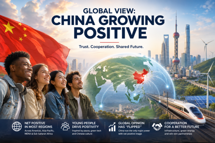 Global view of China growing Positive