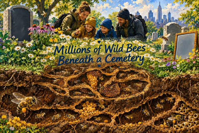 The Secret Metropolises Beneath Our Feet: How New York Cemeteries Became Sanctuaries for Millions of Wild Bees